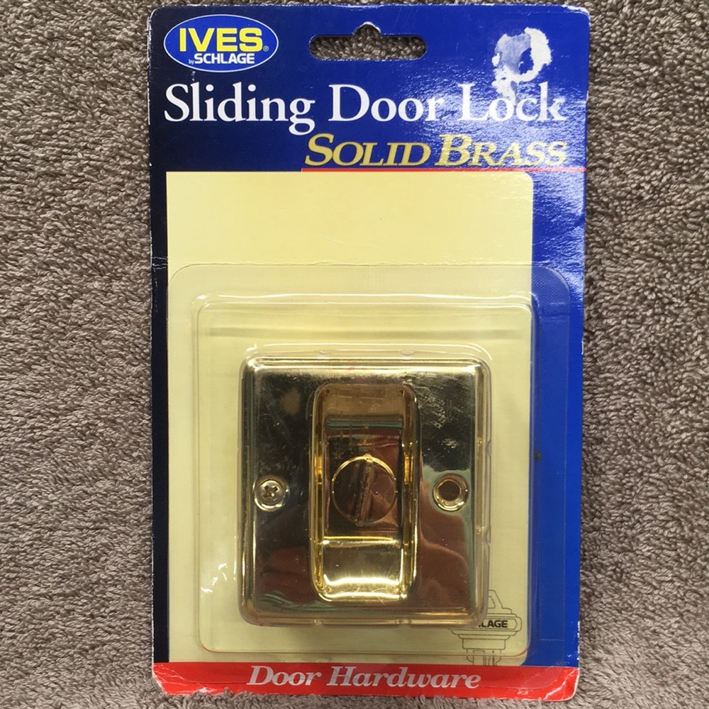 Schlage Ives Solid brass sliding/pocket door lock
